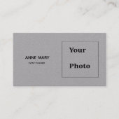 Grauer, Beruflicher Name des benutzerdefinierten F Visitenkarte (Vorderseite)