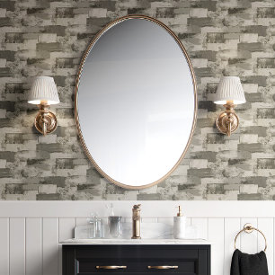 Grauer Betonblock Tapete