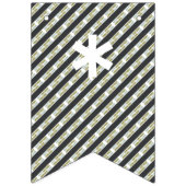 Grauer, blauer u. grüner Geburtstag Wimpelkette (Erste Fahne)