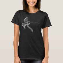 Grauer Butterfly-T - Shirt