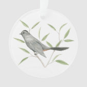 Grauer Catbird Ornament (Vorderseite)