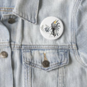Grauer Cockatiel Button (Beispiel)