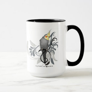 Grauer Cockatiel Tasse
