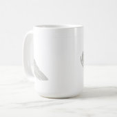 Grauer Cockatiel Tasse (Vorderseite Links)