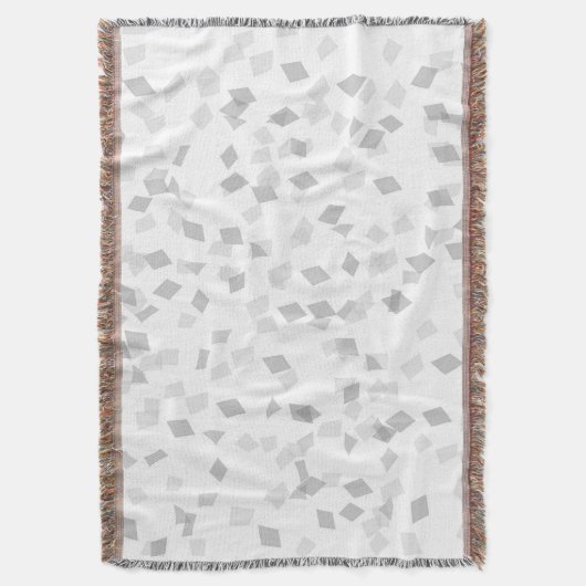 Grauer Confetti Decke (Vorderseite Vertikal)