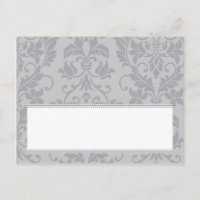 Grauer Damask mit zwei Tönen Hochzeit und geschrie