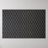 Grauer Drahtzaun Poster (Vorne)