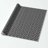 Grauer Edelstein Geschenkpapier (Ungerollt)