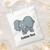 Grauer Elefant Cartoon Gevor-Tasche Geschenktütchen (Ausgeschnitten)