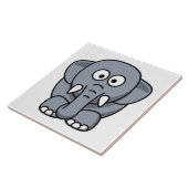 GRAUER ELEFANT FLIESE (Seite)
