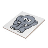 GRAUER ELEFANT FLIESE (Seite)