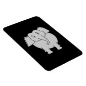 Grauer Elefant. Magnet (Rechte Seite)