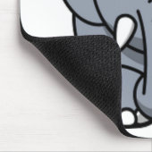 GRAUER ELEFANT MOUSEPAD (Ecke)