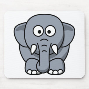 GRAUER ELEFANT MOUSEPAD