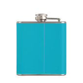 Grauer Extrovert Vinyl Flask Flachmann (Rückseite)