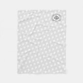 Grauer F-35 Jet Gemusterter Patch für kundenspezif Fleecedecke (Vorderseite)