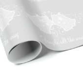 Grauer Feiertag Bell und Geschenkpapier (Rolleneckpunkt)