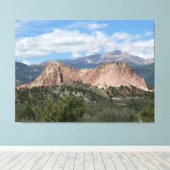 Grauer Felsen, Garten der Götter, Colorado Leinwanddruck (Insitu (Holzboden))