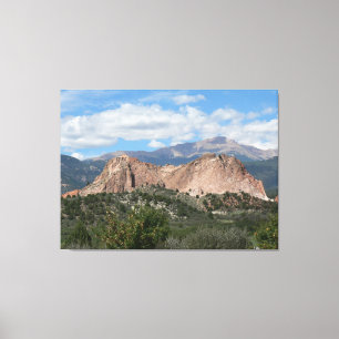 Grauer Felsen, Garten der Götter, Colorado Leinwanddruck