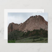 Grauer Felsen, Garten der Götter, Colorado Postkarte (Vorne/Hinten)