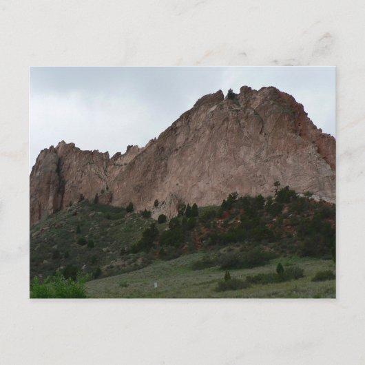 Grauer Felsen, Garten der Götter, Colorado Postkarte (Vorderseite)