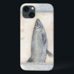 Grauer Fisch auf Beige Hintergrund Case-Mate iPhone Hülle<br><div class="desc">Der Künstler Norman Wyatt ist begabt und bekannt für seine großartigen Kunstdrucke aus dem Seeleben. In diesem lebendigen Bild fängt er einen grauen Fisch in seinem natürlichsten Stil ein. Er fügte auch ein Vintag inspiriertes Blau- und Beige-Rahmen hinzu, um es einzigartiger und zeitgenössischer aussehen zu lassen. Dieses Kunstwerk wäre perfekt,...</div>