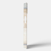 Grauer Fisch auf Beige Hintergrund Case-Mate iPhone Hülle (Rückseite / Rechts)