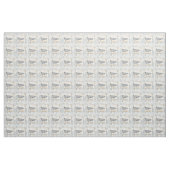Grauer Fisch auf Beige Hintergrund Stoff (Yard (91,4 cm))