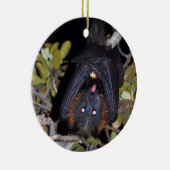 Grauer Flying Fox Keramikornament (Rechts)