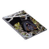 Grauer Flying Fox Notizblock (Rechte Seite)