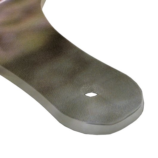 Grauer Fox (Lycalopex griseus) Schneidebrett (Ecke)