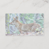 Grauer Fuchs Visitenkarte (Rückseite)