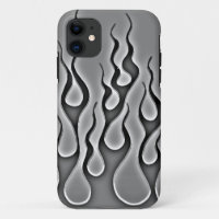 Grauer Geist flammt Telefon-Kasten