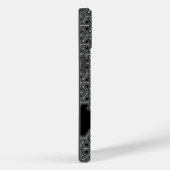 Grauer gemusterter individuelle Name aus kubischem Case-Mate iPhone Hülle (Rückseite / Rechts)