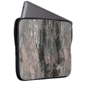 Grauer Gepunkteter Marmorstein Laptopschutzhülle (Vorne Rechts)