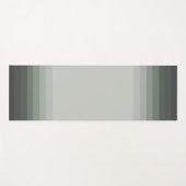 Grauer gestreifter Mehrtonyogamat Yogamatte (Vorderseite (Horizontal))