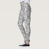 Grauer Glitzer Leggings (Links)