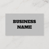 Grauer Goldendoodle Visitenkarte (Rückseite)