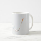 Grauer Golfschlägerball Bester Vater Kaffeetasse (VorderseiteRechts)