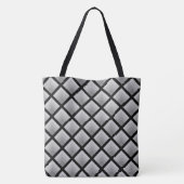 Grauer Gradient-Flamme Tasche (Rückseite)