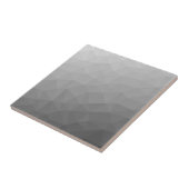 Grauer Gradient-Geometrisches-Netzmuster Fliese (Seite)
