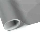 Grauer Gradient-Geometrisches-Netzmuster Geschenkpapier (Rolleneckpunkt)