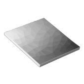 Grauer Gradient-Geometrisches-Netzmuster Notizblock (angewinkelt)