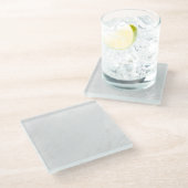 Grauer Granit Brown Quarz Stone Naturmarmor Glasuntersetzer (Schrägansicht)