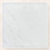 Grauer Granit Brown Quarz Stone Naturmarmor Glasuntersetzer (Vorderseite)