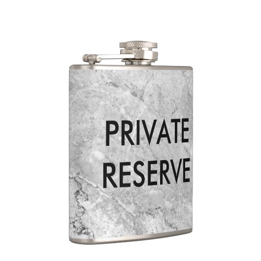 Grauer Granitkolben als Privatreserve Flachmann (Rechts)