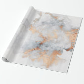 Grauer Granitstein Wasserfarbe Geschenkpapier (Ungerollt)