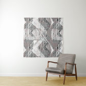 Grauer Grunge-Druck. Wandteppich (Beispiel)