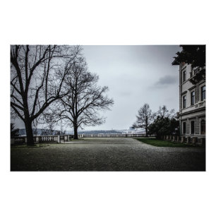 Grauer Herbsttag in Prag Fotodruck