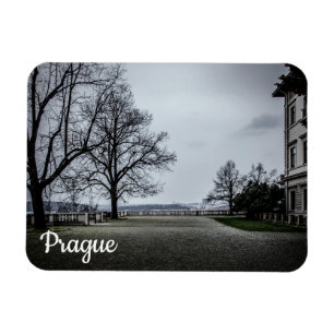 Grauer Herbsttag in Prag Magnet
